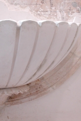 Plaster model for limestone fountain