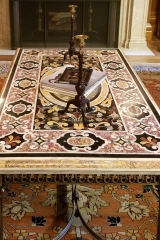 Restored antique pietre dure table