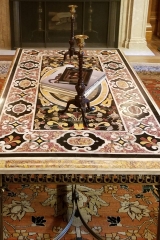 Restored antique pietre dure table