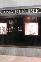 Banana Republic Rockefeller Center window display Banana Republic Rockefeller Center window display